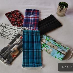 Premium Handmade Washable/Reusable Face Mask w/ Po